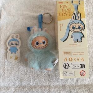 Pin for Love POP MART 100% authentic Labubu “K” NWT